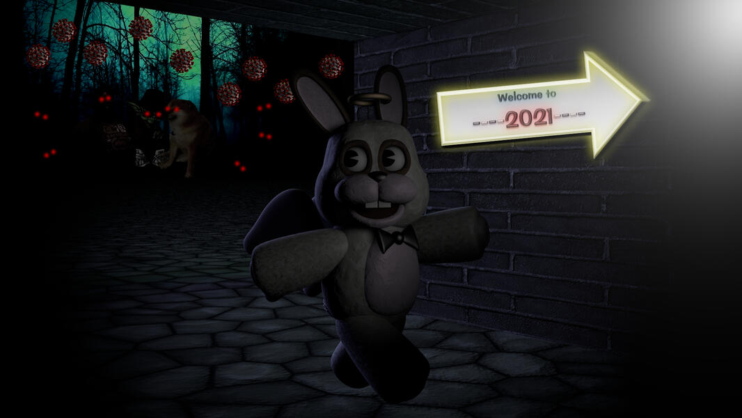 Happy new year 2021 (render)