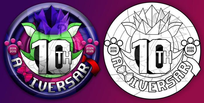 FNaC 10th anniversary logo