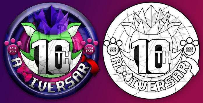 FNaC 10th anniversary logo
