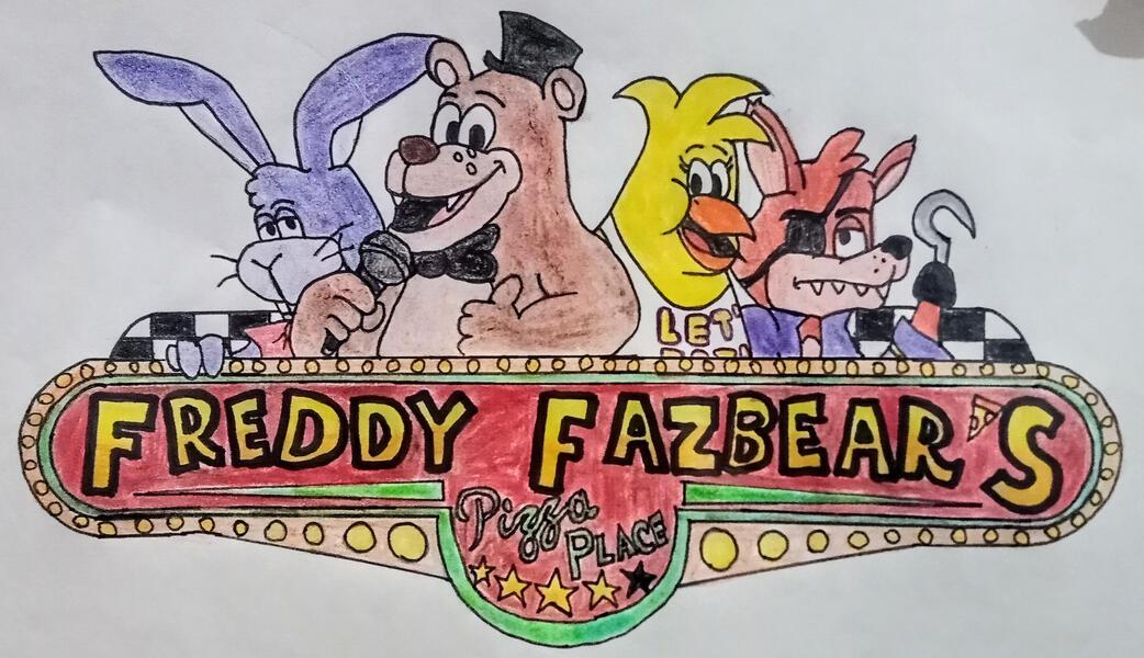 My own take on the FFPP sign (FNaF Movie)