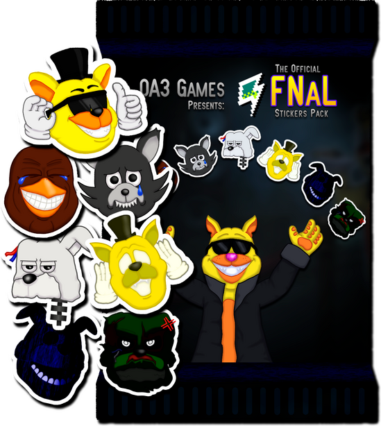 FNaL creator sticker pack